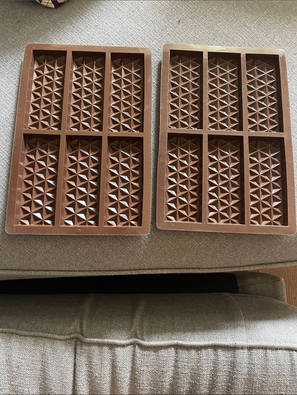 Silicone Chocolate Bar Mold - Brown Dubai Chocolate